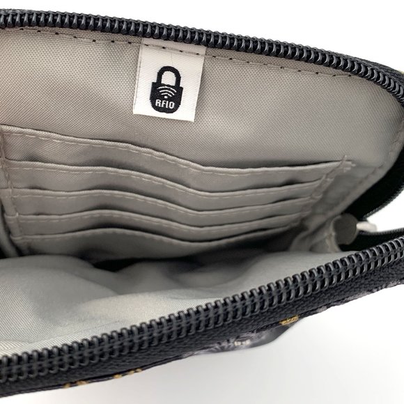 BAGGALLINI RFID Pouch Wristlet Crossbody - Black